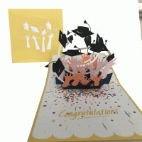 pop-up congratulations kaart